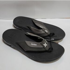 Hurley Men's Bubble Cushion Heel Surf Comfort Flip Flops